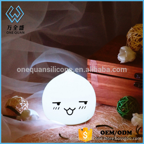 2016 multicolor Water Drop warmly Colors LED Table Lamp Silicone Baby Night Light for Children Bedroom Decor Lamp